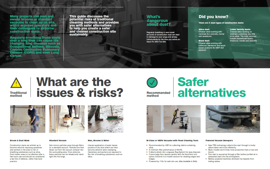 Safe Cleaning On Building Sites Guide