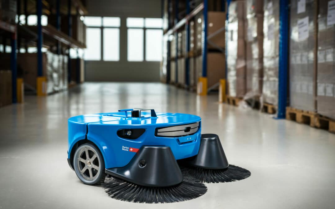 K900 Industrial Vacuum-Sweeper Robot